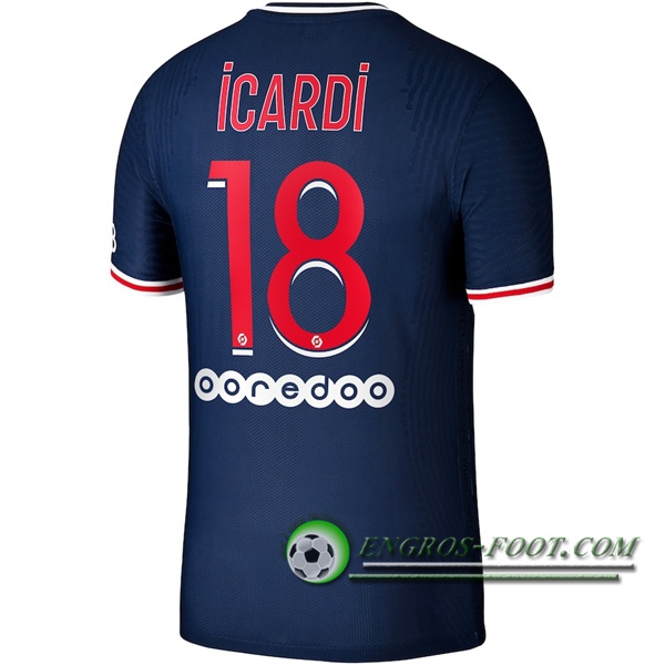 Engros-foot: Jeu Maillot de Foot PSG (Icardi 18) Domicile 2020/2021 Thailande