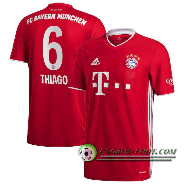 Engros-foot: Jeu Maillot de Foot Bayern Munich (Thiago 6) Domicile 2020/2021 Thailande