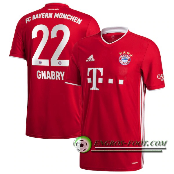 Engros-foot: Jeu Maillot de Foot Bayern Munich (Gnabry 22) Domicile 2020/2021 Thailande