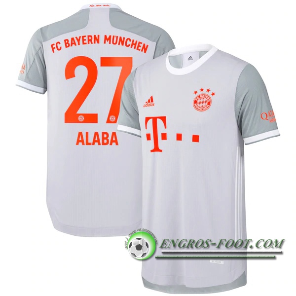 Engros-foot: Jeu Maillot de Foot Bayern Munich (Alaba 27) Exterieur 2020/2021 Thailande