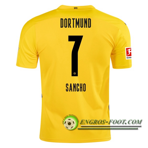 Engros-foot: Jeu Maillot de Foot Dortmund BVB (SANCHO 7) Domicile 2020/2021 Thailande