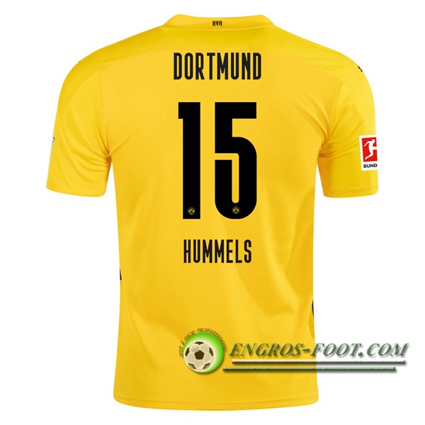 Engros-foot: Jeu Maillot de Foot Dortmund BVB (HUMMELS 15) Domicile 2020/2021 Thailande