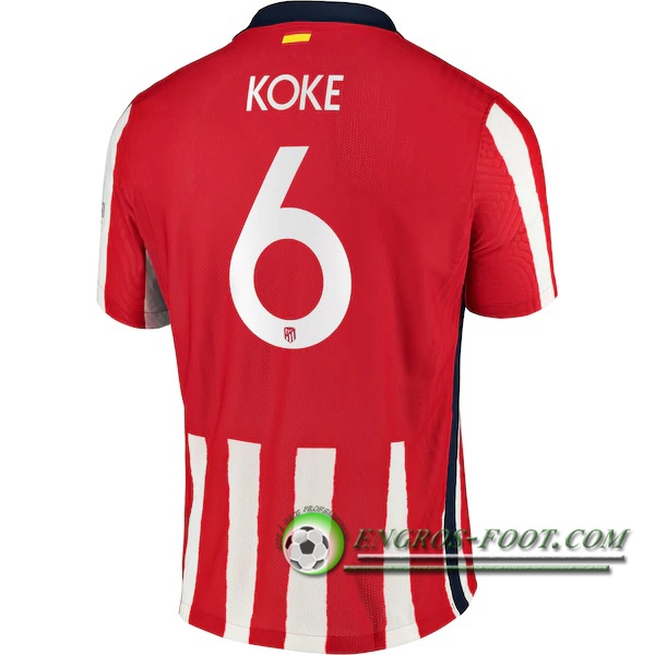 Engros-foot: Jeu Maillot de Foot Atletico Madrid (Koke 6) Domicile 2020/2021 Thailande