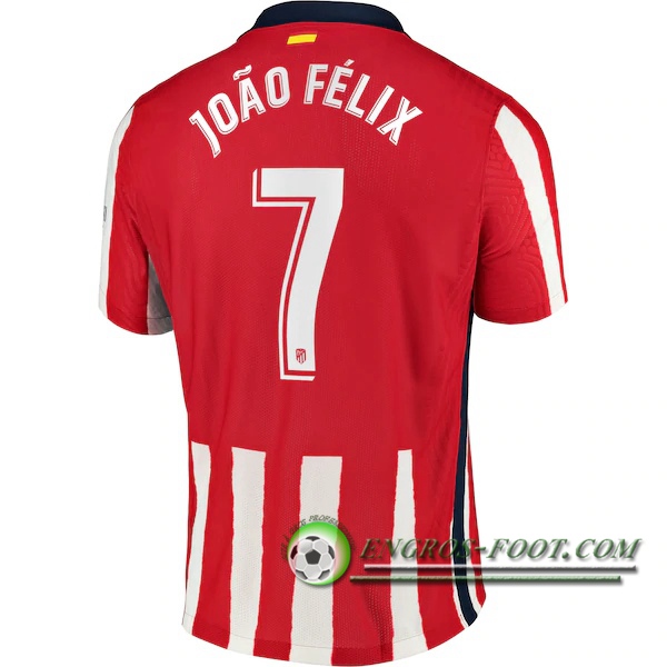 Engros-foot: Jeu Maillot de Foot Atletico Madrid (Joao Felix 7) Domicile 2020/2021 Thailande