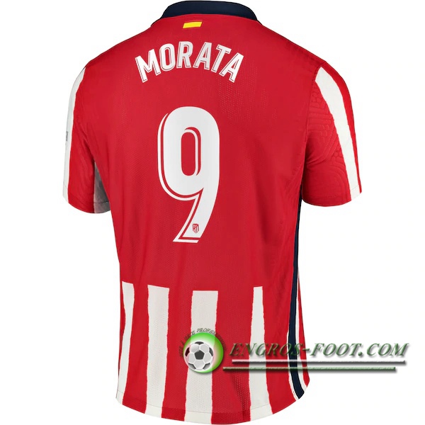 Engros-foot: Jeu Maillot de Foot Atletico Madrid (Morata 9) Domicile 2020/2021 Thailande