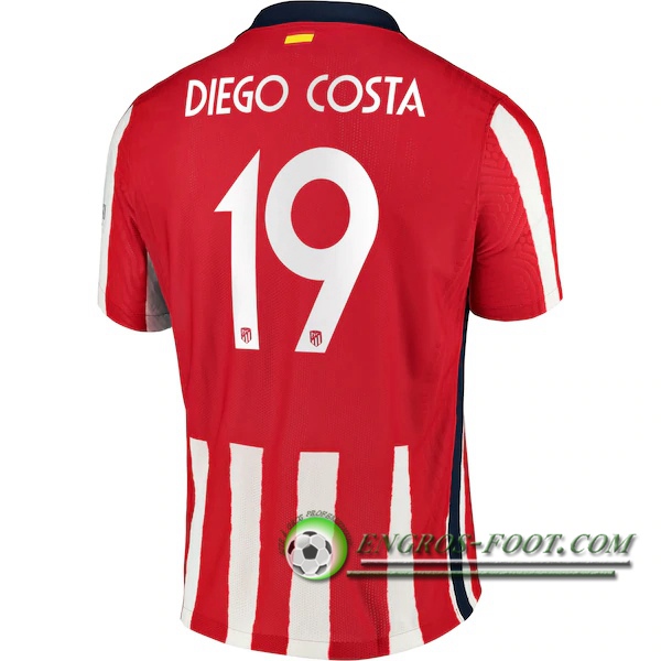 Engros-foot: Jeu Maillot de Foot Atletico Madrid (Diego Costa 19) Domicile 2020/2021 Thailande