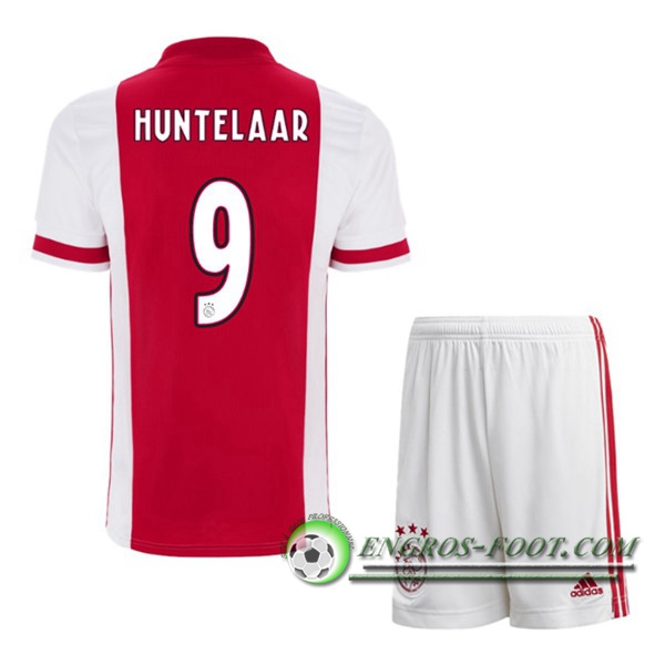 Engros-foot: Maillot Foot AFC Ajax (HUNTEELAAR 9) Enfants Domicile 2020/2021 Thailande