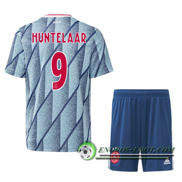 Engros-foot: Maillot Foot AFC Ajax (HUNTEELAAR 9) Enfants Exterieur 2020/2021 Thailande