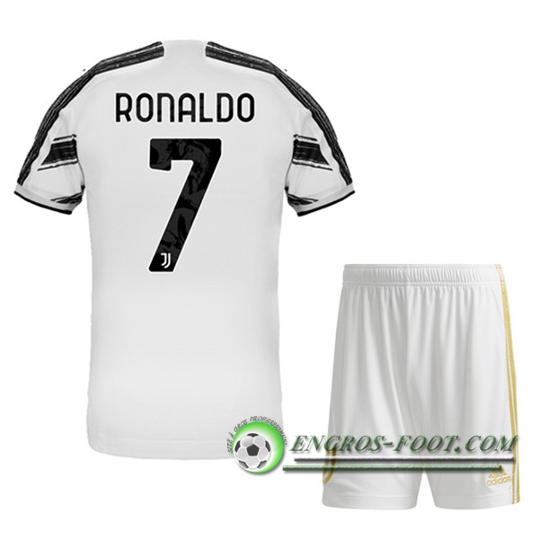 Engros-foot: Maillot de Foot Juventus (RONALDO 7) Enfants Domicile 2020/2021 Thailande