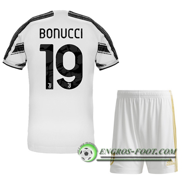 Engros-foot: Maillot de Foot Juventus (BONUCCI 19) Enfants Domicile 2020/2021 Thailande