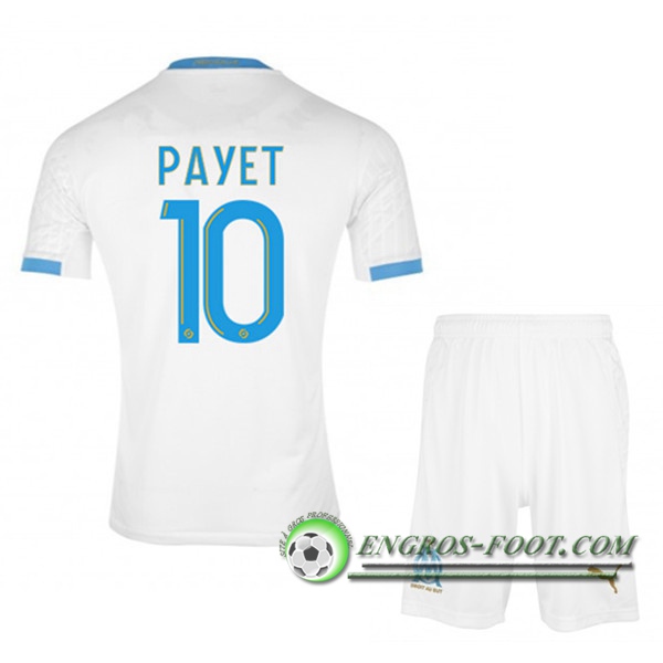 Engros-foot: Maillot Foot Marseille OM (MPayet 10) Enfants Domicile 2020/2021 Thailande