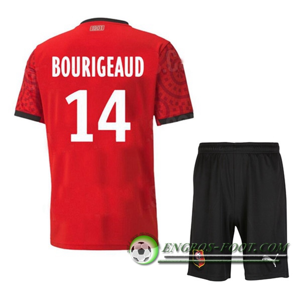 Engros-foot: Maillot Foot Stade Rennais (BOURIGEAUD 14) Enfants Domicile 2020/2021 Thailande