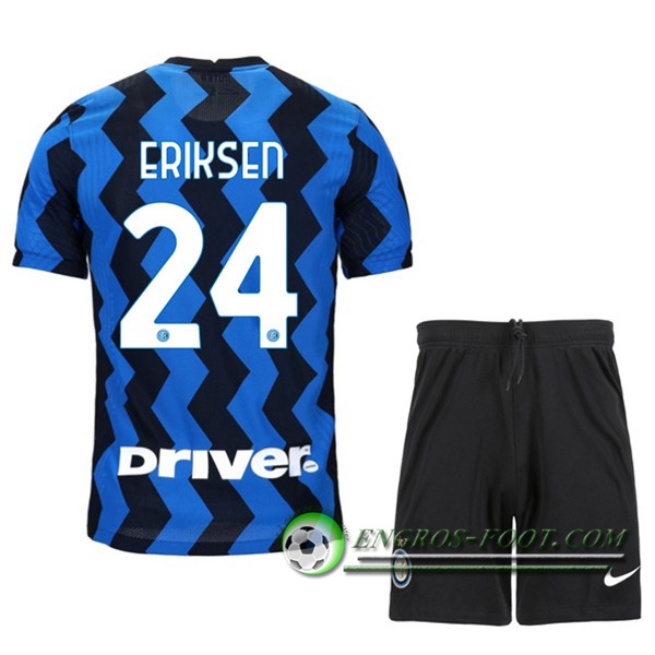 Engros-foot: Maillot Foot Inter Milan (ERIKSEN 24) Enfants Domicile 2020/2021 Thailande