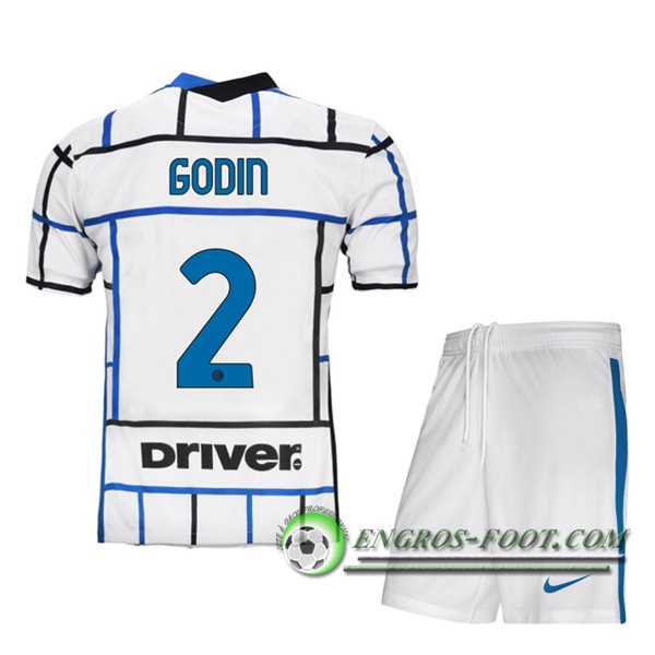 Engros-foot: Maillot Foot Inter Milan (GODIN 2) Enfants Exterieur 2020/2021 Thailande