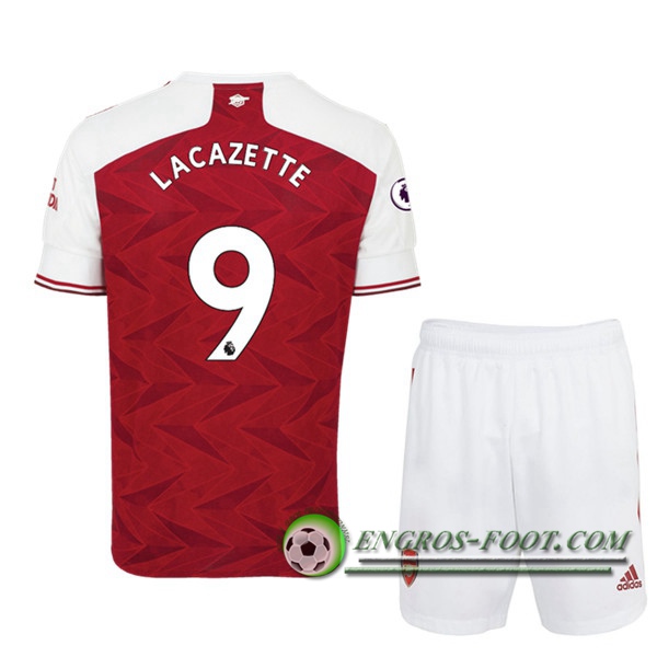 Engros-foot: Maillot Foot Arsenal (Lacazette 9) Enfants Domicile 2020/2021 Thailande