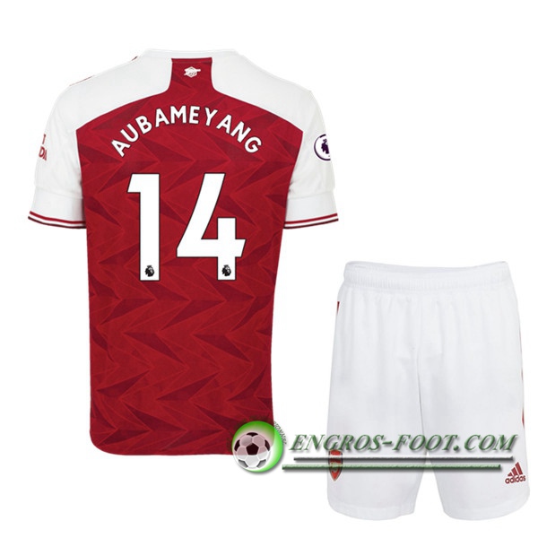 Engros-foot: Maillot Foot Arsenal (Aubameyang 14) Enfants Domicile 2020/2021 Thailande