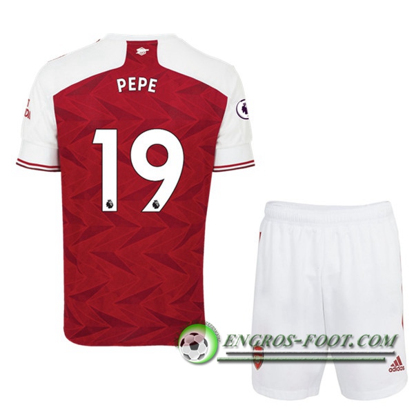 Engros-foot: Maillot Foot Arsenal (Pepe 19) Enfants Domicile 2020/2021 Thailande