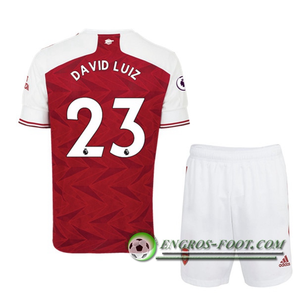 Engros-foot: Maillot Foot Arsenal (David Luiz 23) Enfants Domicile 2020/2021 Thailande