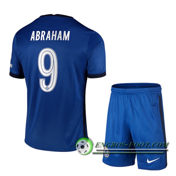 Engros-foot: Maillot Foot FC Chelsea (Abraham 9) Enfants Domicile 2020/2021 Thailande