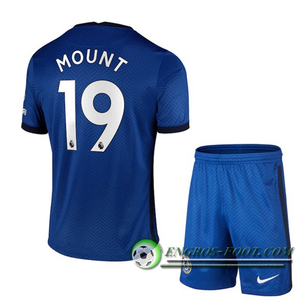 Engros-foot: Maillot Foot FC Chelsea (Mount 19) Enfants Domicile 2020/2021 Thailande