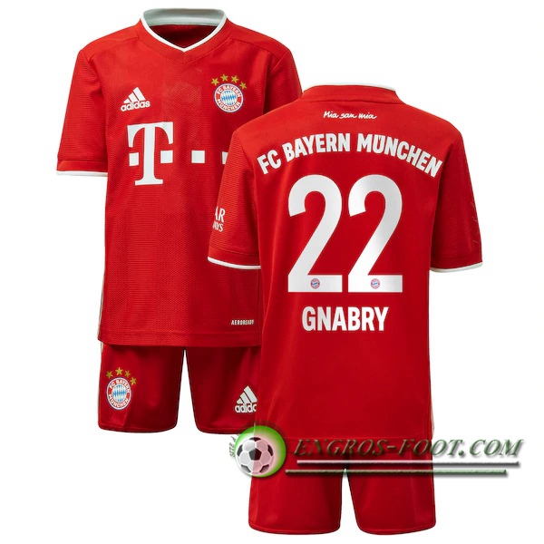 Engros-foot: Maillot Foot Bayern Munich (Gnabry 22) Enfants Domicile 2020/2021 Thailande