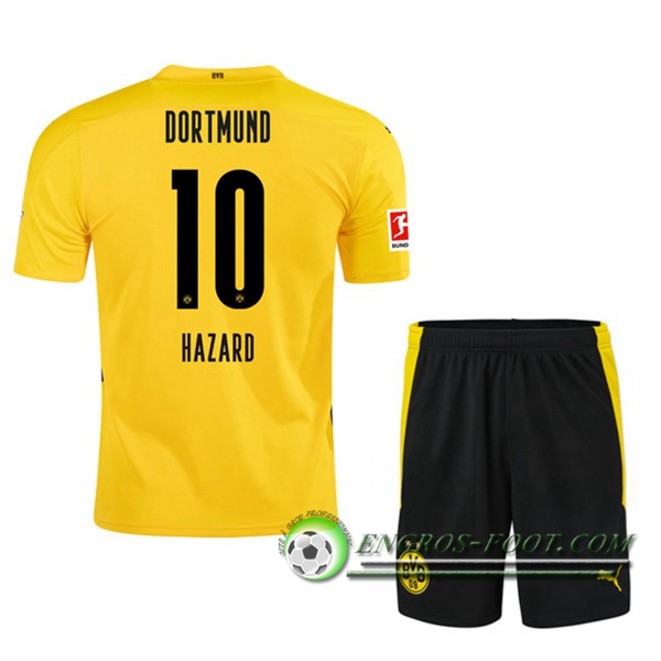 Engros-foot: Maillot Foot Dortmund BVB (HAZARD 10) Enfants Domicile 2020/2021 Thailande