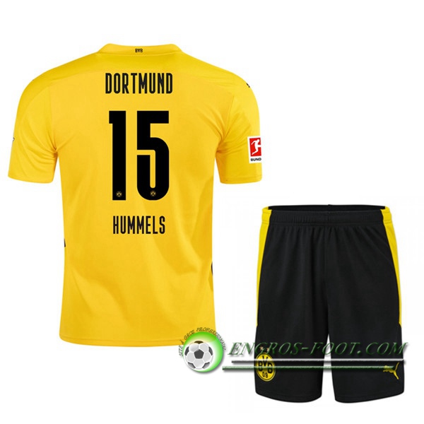 Engros-foot: Maillot Foot Dortmund BVB (HUMMELS 15) Enfants Domicile 2020/2021 Thailande