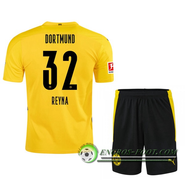 Engros-foot: Maillot Foot Dortmund BVB (REYNA 32) Enfants Domicile 2020/2021 Thailande