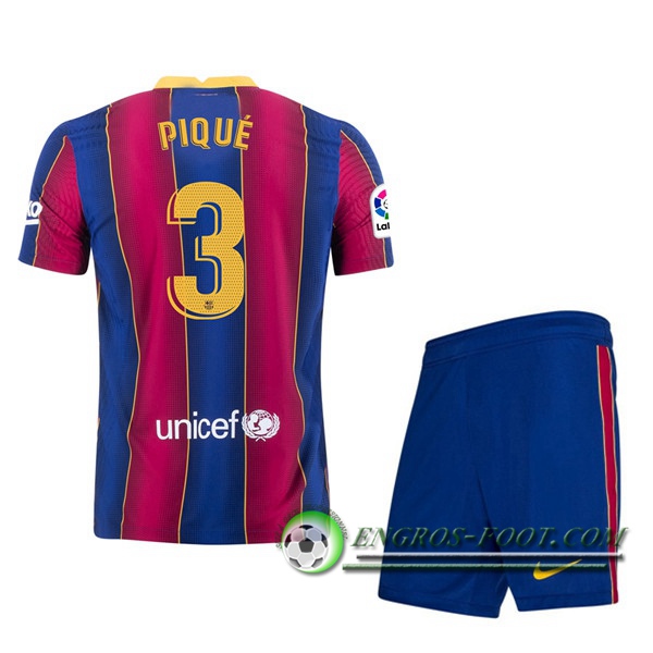 Engros-foot: Maillot Foot FC Barcelone (PIQUé 3) Enfants Domicile 2020/2021 Thailande