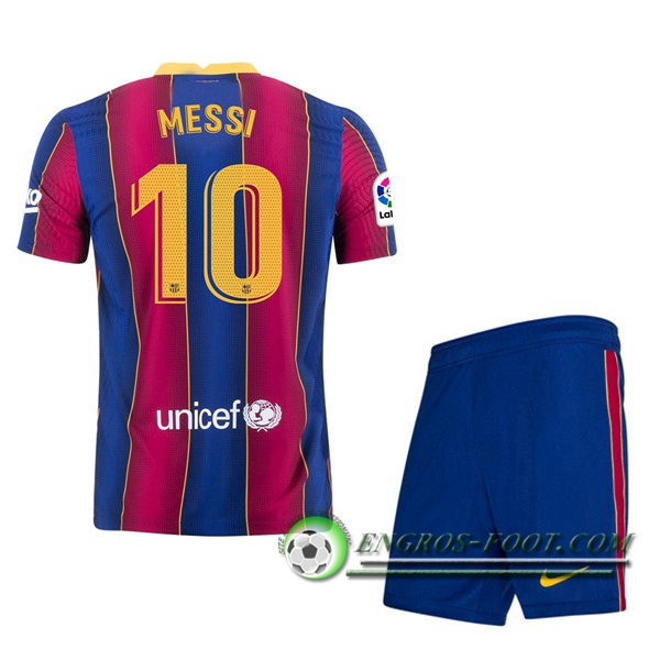 Engros-foot: Maillot Foot FC Barcelone (MESSI 10) Enfants Domicile 2020/2021 Thailande