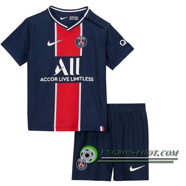 Engros-foot: Nouveau Maillot de Foot PSG Enfant Domicile 2020/2021 Thailande