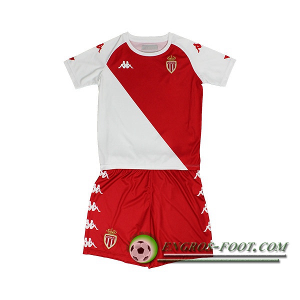 Engros-foot: Maillot de Foot AS Monaco Enfant Domicile 2020/2021 Thailande