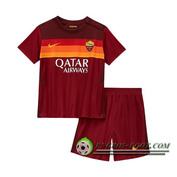 Engros-foot: Nouveau Maillot de Foot AS Roma Enfant Domicile 2020/2021 Thailande