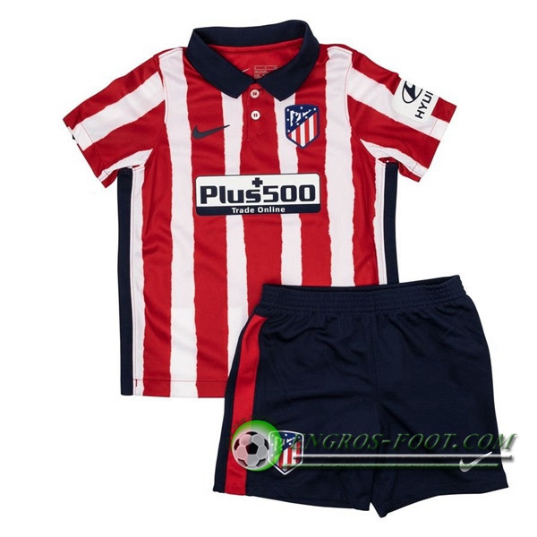 Engros-foot: Nouveau Maillot de Foot Atletico Madrid Enfant Domicile 2020/2021 Thailande