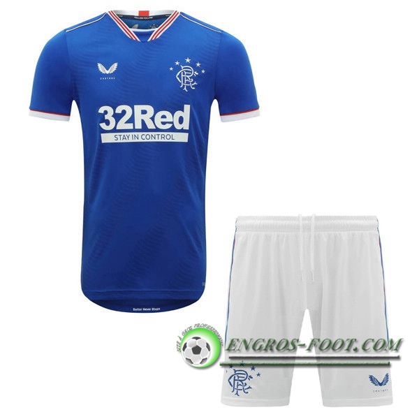 Engros-foot: Nouveau Maillot de Foot Rangers FC Enfant Domicile 2020/2021 Thailande