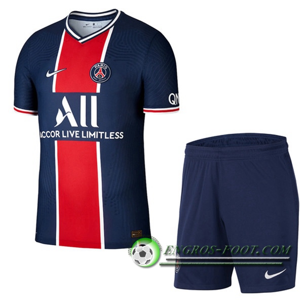 Engros-foot: Jeu Ensemble Maillot Foot PSG Domicile + Short 2020/2021 Thailande