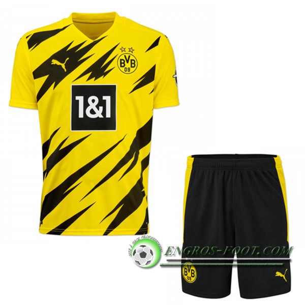 Engros-foot: Jeu Ensemble Maillot Foot Dortmund BVB Domicile + Short 2020/2021 Thailande