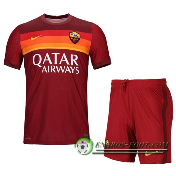 Engros-foot: Jeu Ensemble Maillot Foot AS Roma Domicile + Short 2020/2021 Thailande