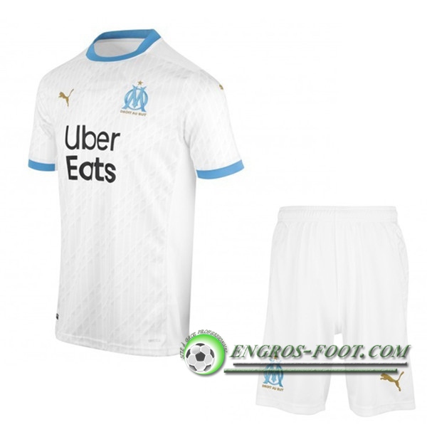 Engros-foot: Jeu Ensemble Maillot Foot Marseille OM Domicile + Short 2020/2021 Thailande