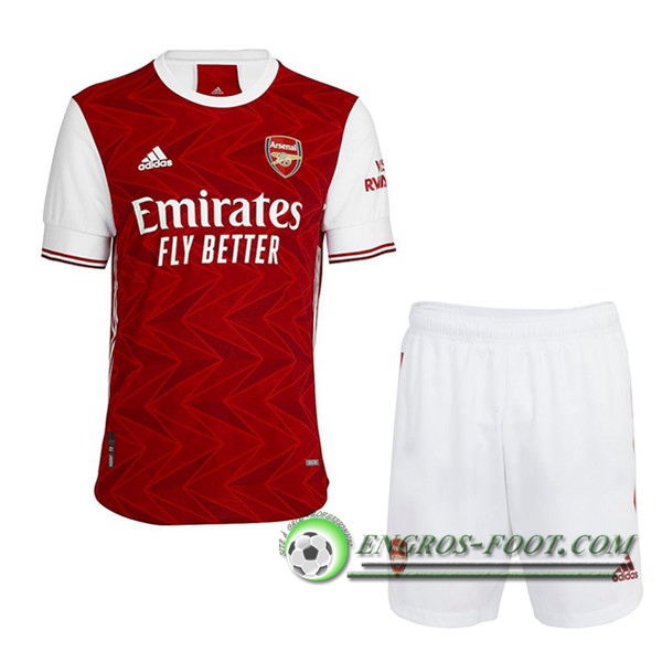 Engros-foot: Jeu Ensemble Maillot Foot Arsenal Domicile + Short 2020/2021 Thailande