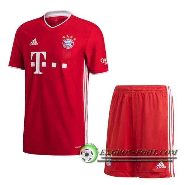 Engros-foot: Jeu Ensemble Maillot Foot Bayern Munich Domicile + Short 2020/2021 Thailande