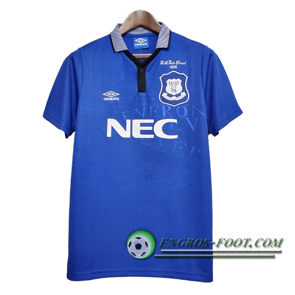 Engros-foot: Maillot de Foot FC Everton Retro Domicile 1994/1995 Thailande