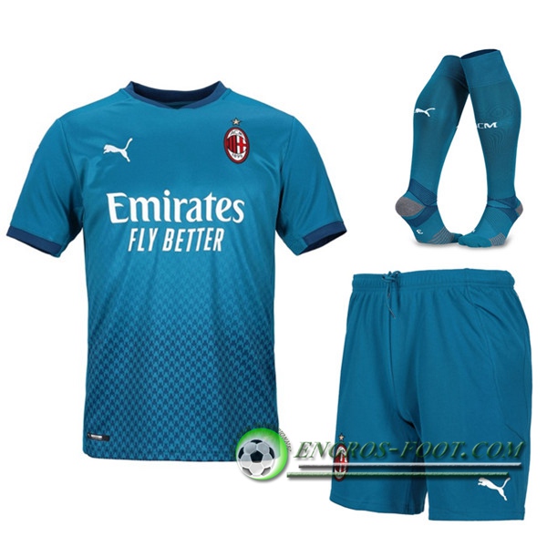 Engros-foot: Jeu Ensemble Maillot Milan AC Third (Short+Chaussettes) 2020/2021 Thailande