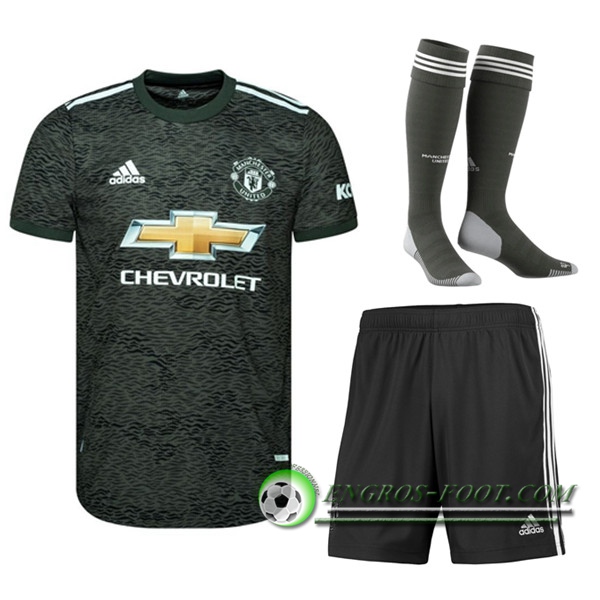 Engros-foot: Jeu Ensemble Maillot Manchester United Exterieur (Short+Chaussettes) 2020/2021 Thailande