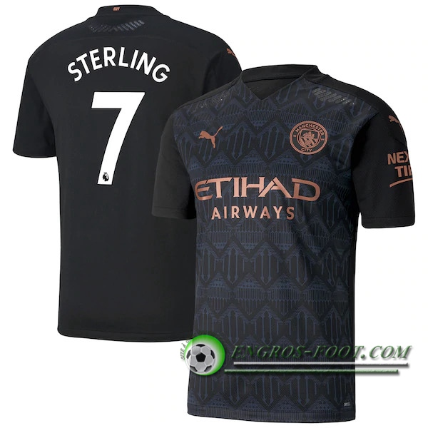 Engros-foot: Jeu Maillot de Foot Manchester City (Sterling 7) Exterieur 2020/2021 Thailande