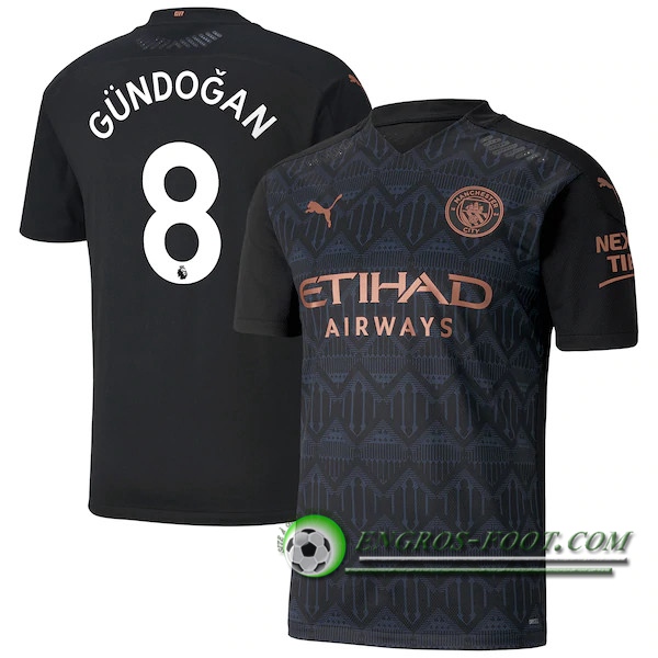 Engros-foot: Jeu Maillot de Foot Manchester City (Gundogan 8) Exterieur 2020/2021 Thailande