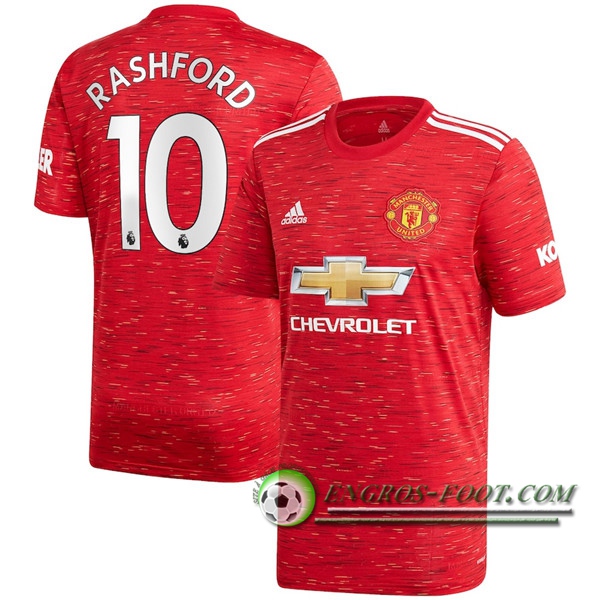 Engros-foot: Jeu Maillot de Foot Manchester United (Rashford 10) Domicile 2020/2021 Thailande