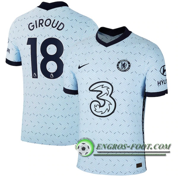 Engros-foot: Jeu Maillot de Foot FC Chelsea (Giroud 18) Exterieur 2020/2021 Thailande