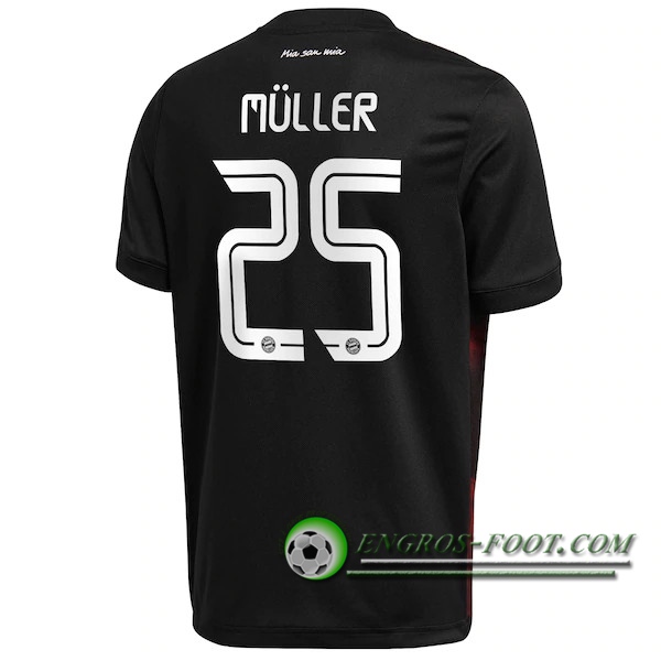 Engros-foot: Jeu Maillot de Foot Bayern Munich (Müller 25) Third 2020/2021 Thailande