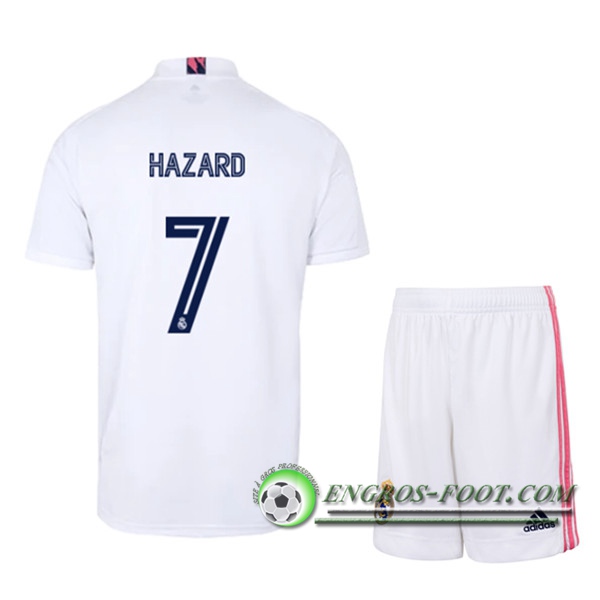 Engros-foot: Maillot de Foot Real Madrid (HAZARD 7) Enfants Domicile 2020/2021 Thailande